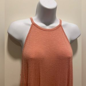 Flowy Blush Sleeveless Dress